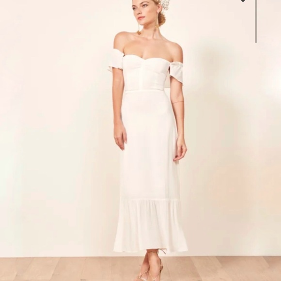 🍭🍭SALE🍭🍭Reformation Butterfly Dress in Ivory - Picture 2 of 15